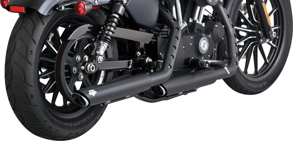 Vance & Hines 3" Twin Slash Slip-On Mufflers for Harley Davidson (46361)