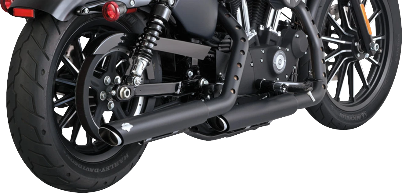 Vance & Hines 3" Twin Slash Slip-On Mufflers for Harley Davidson (46361)