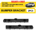 Set of 2 Bumper Bracket Holders for Acura MDX (2014–2016)