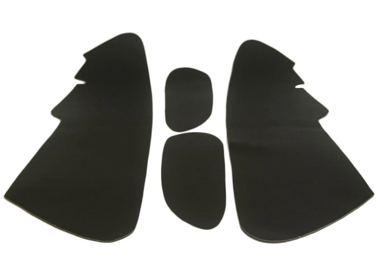 Front Insert Door Panel Cover for Acura RSX (2002–2006) Black Leather
