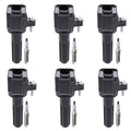 Set of 6 Ignition Coils & NGK Iridium Spark Plugs for 9-7x Trailblazer (2005–2009)