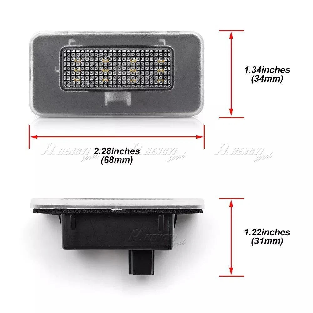 SMD Full LED License Plate Lights for Tesla Model X and Model S