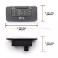 SMD Full LED License Plate Lights for Tesla Model X and Model S