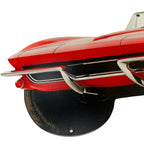 Metal Sign for 1965 Chevrolet Corvette Red Finish (1965–1965)