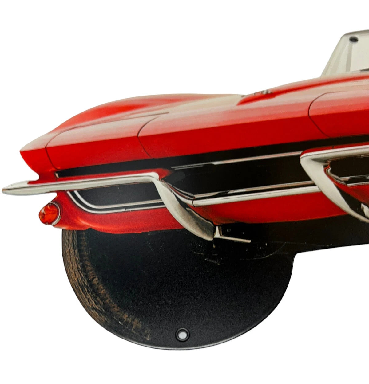 Metal Sign for 1965 Chevrolet Corvette Red Finish (1965–1965)
