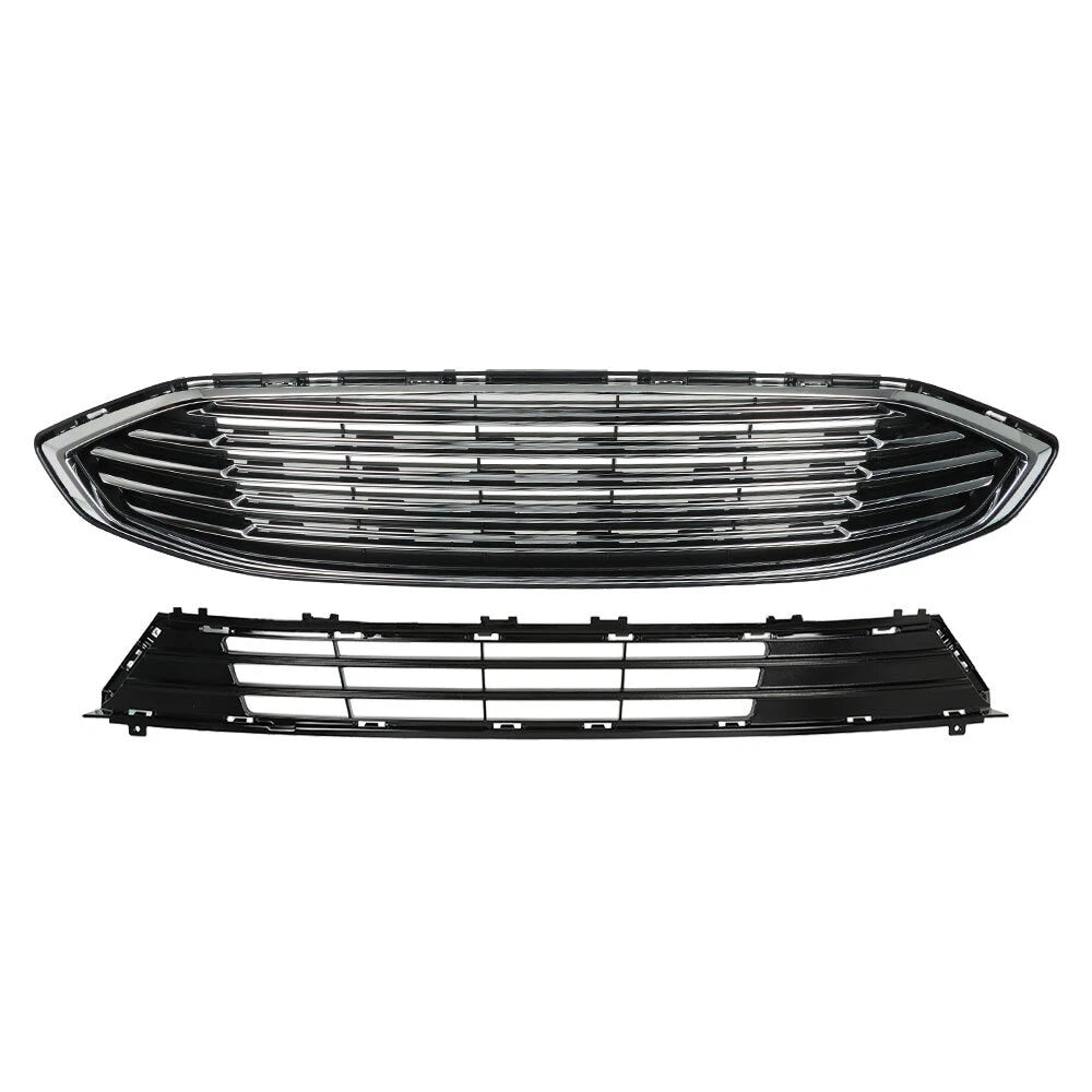 Chrome Front Bumper Grille Assembly for Ford Fusion (2017–2018)