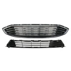 Chrome Front Bumper Grille Assembly for Ford Fusion (2017–2018)