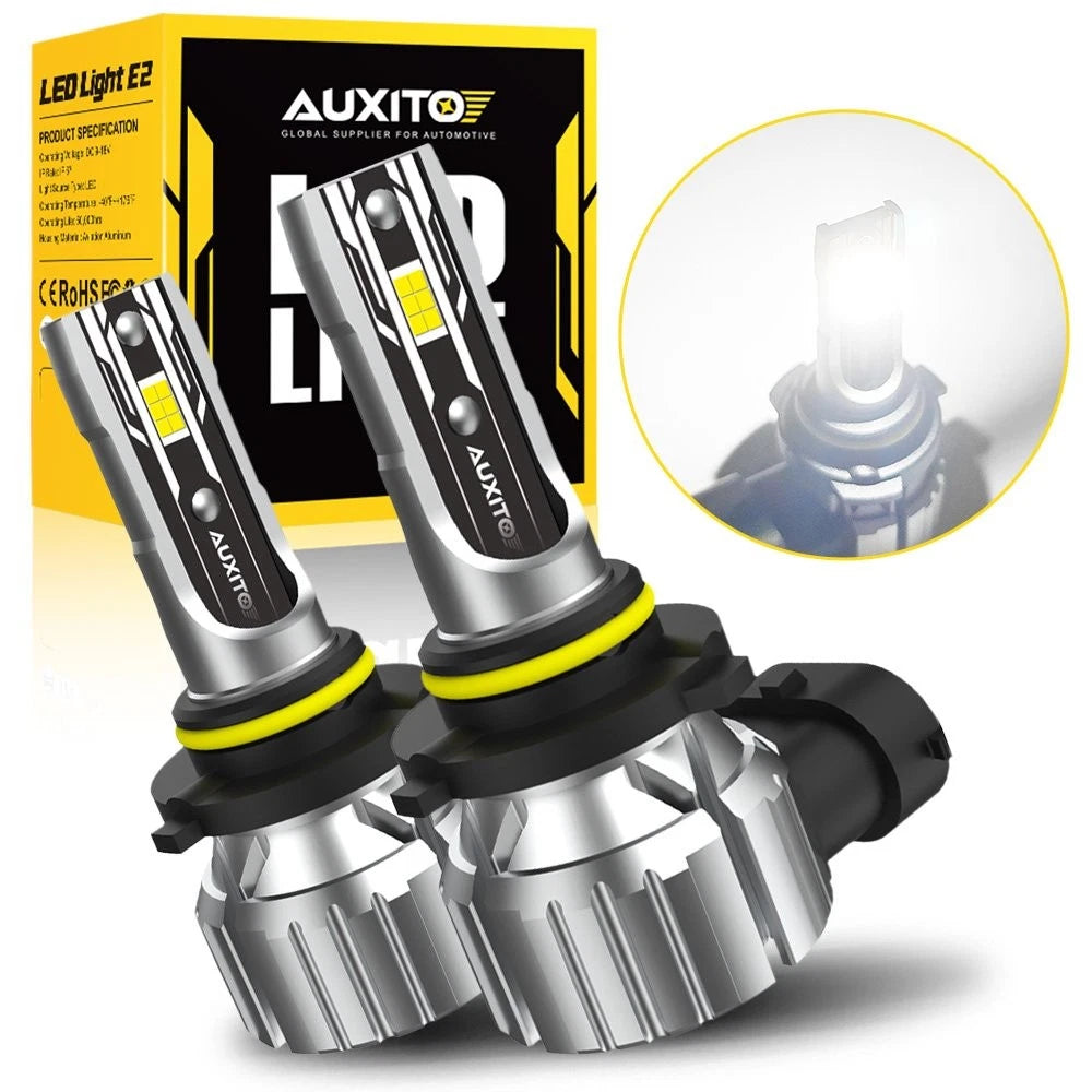 2X AUXITO 9005 LED Headlight Bulb Kit for High Beam (6500K)