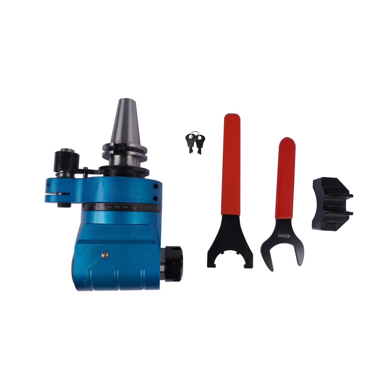 Fixed Angle Head Collet Chuck AG90-CAT40-ER32-60 for CNC Machines (N/A)