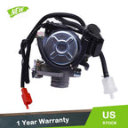24mm Carburetor with Electric Choke for GY6 150cc Scooter