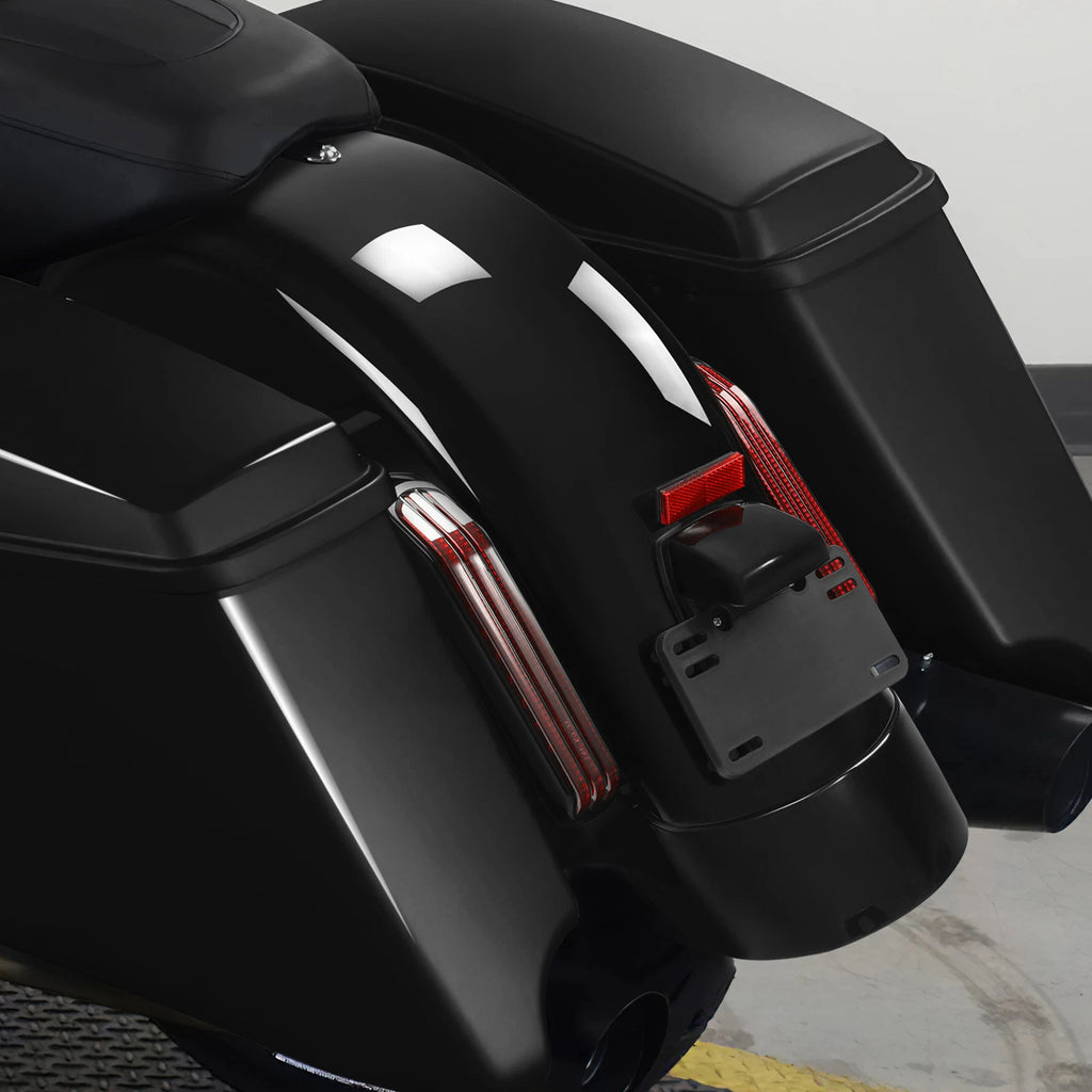 5" Stretched Saddlebag & LED Rear Fender for Harley Touring Glide (2014–2023)