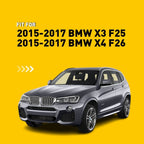 Chrome Fender Trim Finisher for BMW X4 X3 (2015–2017)
