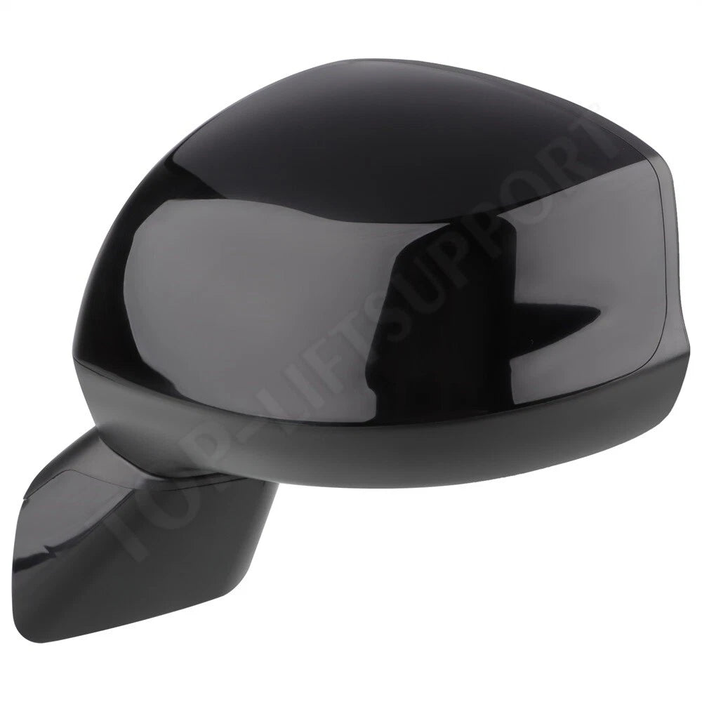 Left Driver Side View Mirror for Honda Civic (2012–2014) Power Textured Black