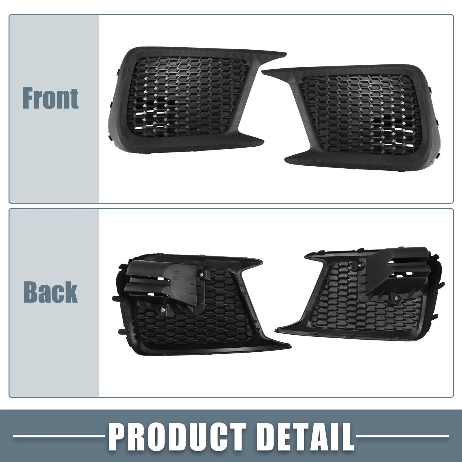 Set of 2 Fog Light Grille Covers for Subaru WRX (57731VA400, 57731VA410)