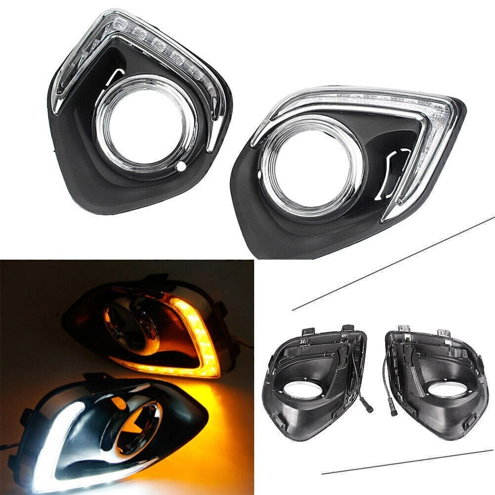LED DRL Daytime Running Light w/ Turn Signal for Mitsubishi ASX Outlander (2013–2014)