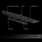 Tow Hitch Step Bar for J2 (42.5", 2" Receiver)