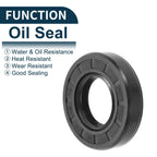 Set of 5 Oil Seal Rotary Shaft Seal NBR Rubber 25x48x10mm