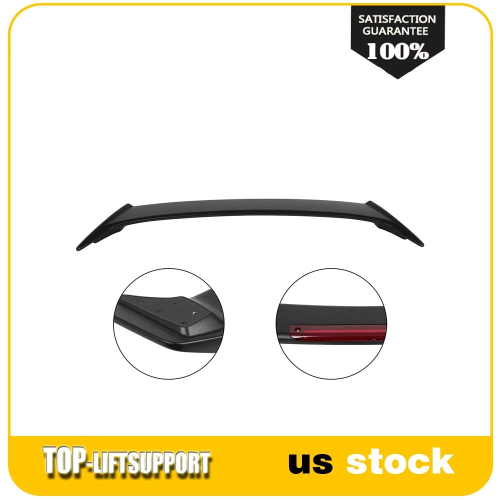 Duckbill Trunk Spoiler for Honda Accord (1998–2002) with LED Matte Black ABS