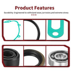 Water Pump Repair Kit & Clutch Cover Gasket for Kawasaki KX80 (1985)