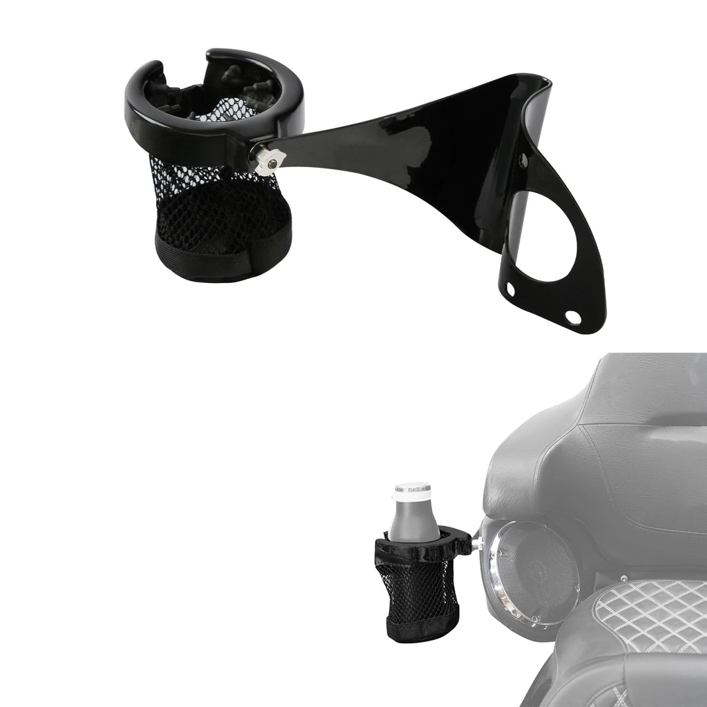 Rear Drink Cup Holder for Harley Touring Electra Glide FLHT (2014–2024)