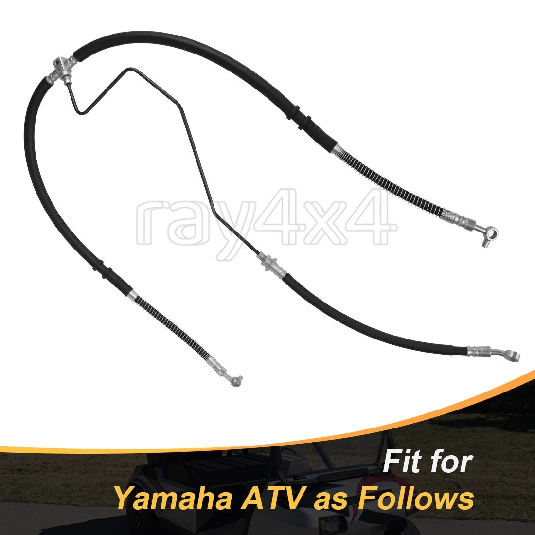 Front Brake Hose Lines & Pipe Kit for Yamaha YFM700R Raptor 700R (2006–2024)