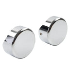 Chrome CNC Upper Fork Caps for Harley Softail Breakout FXBR FXBRS (2018-23)