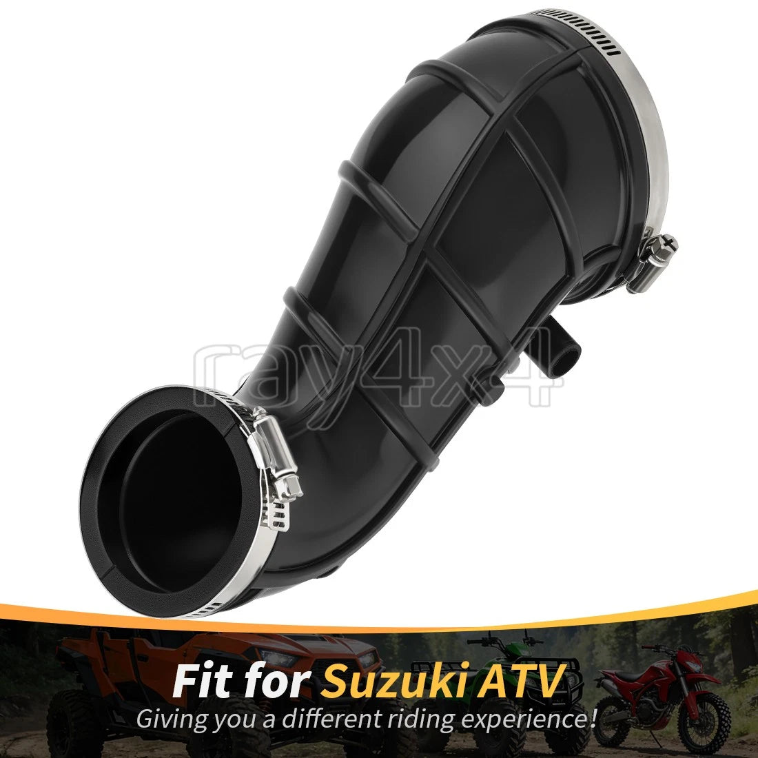 Air Box Outlet Tube w/ Clamp for Suzuki QuadRacer 450 LT-R450 (2006–2009) 13881-45G00
