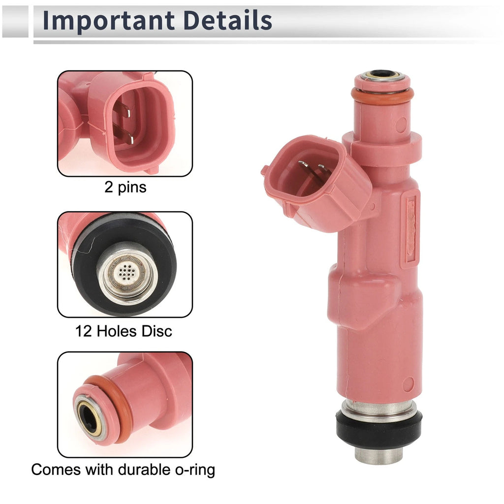 Fuel Injector No. 23209-79135 for Toyota 4Runner 1998–2000 (1 Pc, Pink)