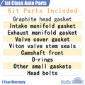 Engine Cylinder Head Gasket Set with 16 Head Bolts for Toyota Tacoma Tundra (1995–2004)