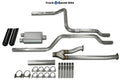 2.5" Dual Exhaust Kit for Toyota Tundra (2009–2013) Black Tip