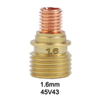 TIG Welding Torch Gas Lens Collets Body for 45V42 45V43 45V44 45V45
