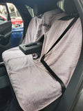 Seat Armour Grey Terry Cloth Rear Seat Cover w/Jeep Lettering