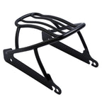 Black Solo Mount Luggage Rack for Harley Dyna Super Wide Glide (2006–2017)