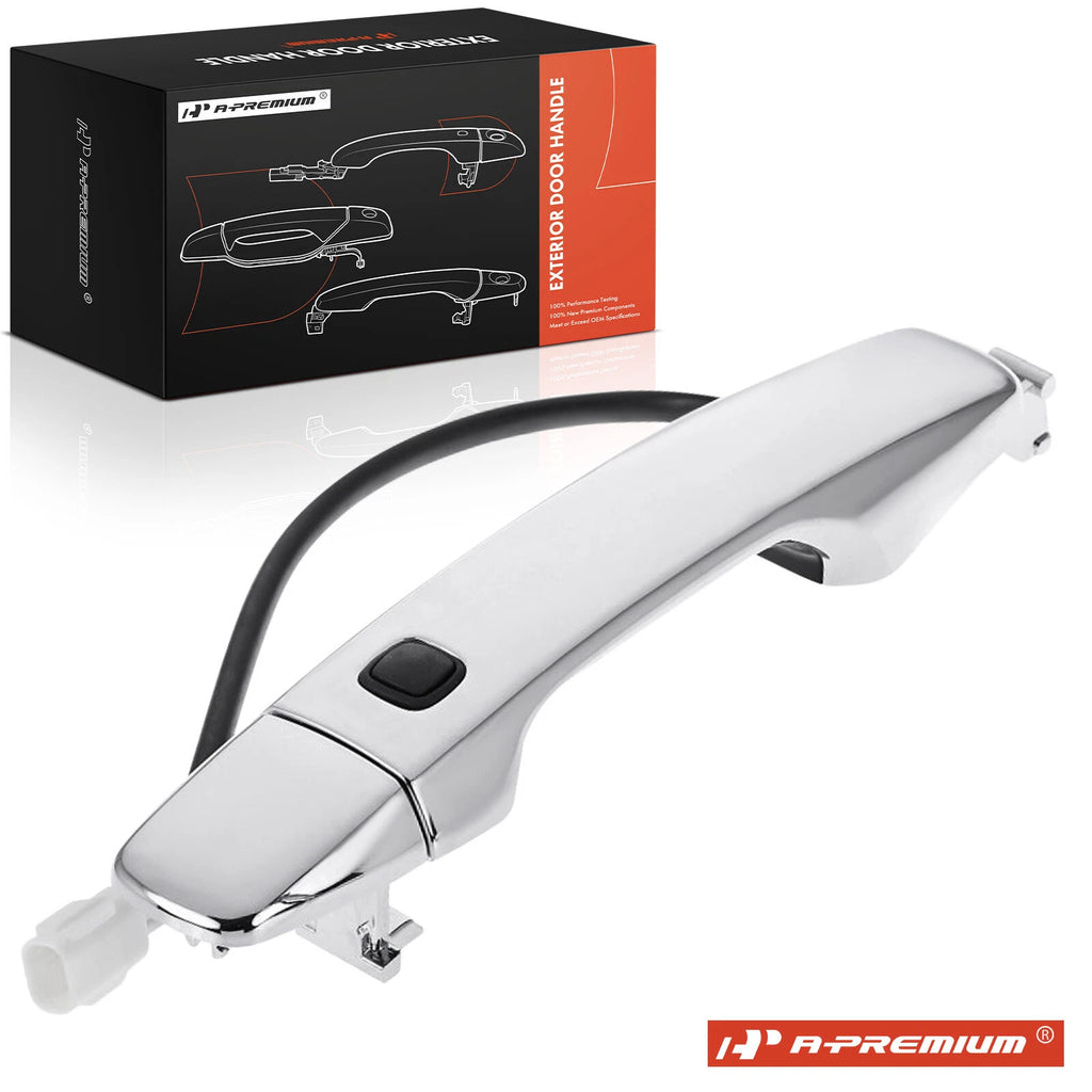 Rear Left Chrome Exterior Door Handle for Toyota Land Cruiser (2008–2013)