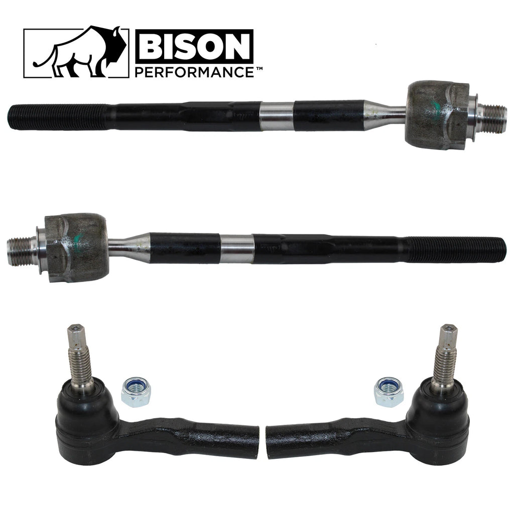 Set of 4 Inner Outer Steering Tie Rods for Colorado Canyon (RWD)