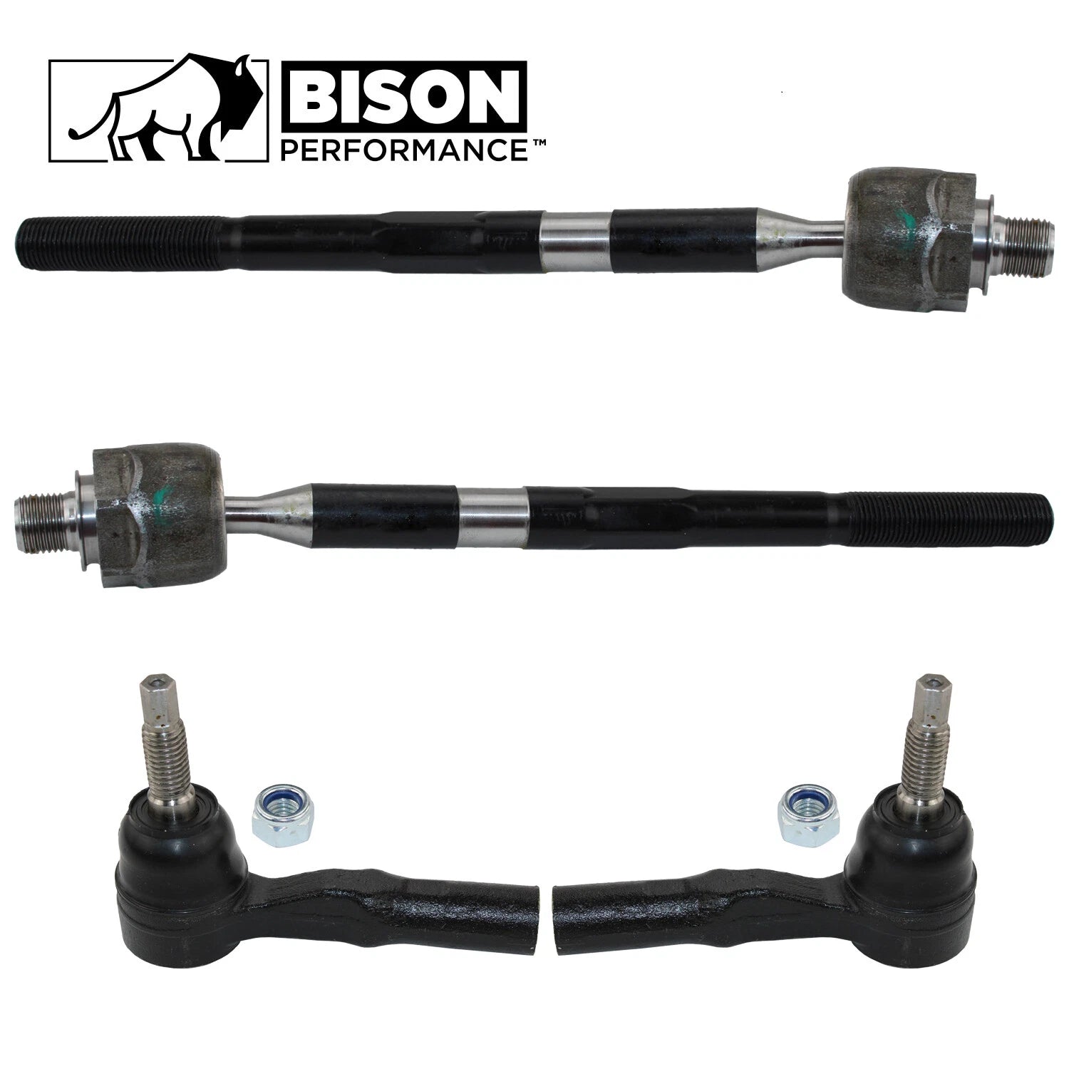 Set of 4 Inner Outer Steering Tie Rods for Colorado Canyon (RWD)