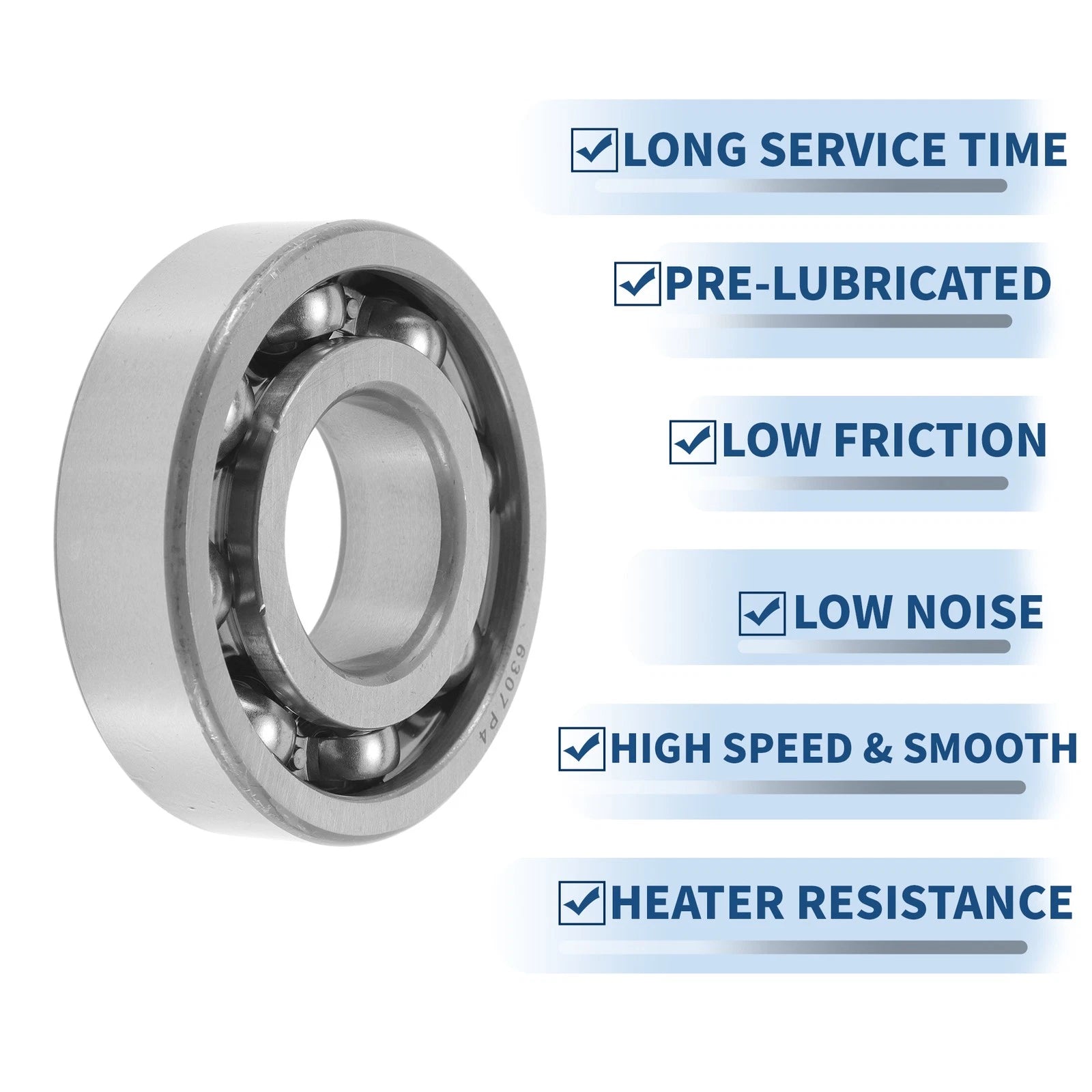 6307 Deep Groove Ball Bearing for Scooter Skateboard Wheel (35x80x21mm)