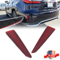2X Red Lens Rear Bumper Reflector Lights for Lexus RX350 RX450h (2016–2020)