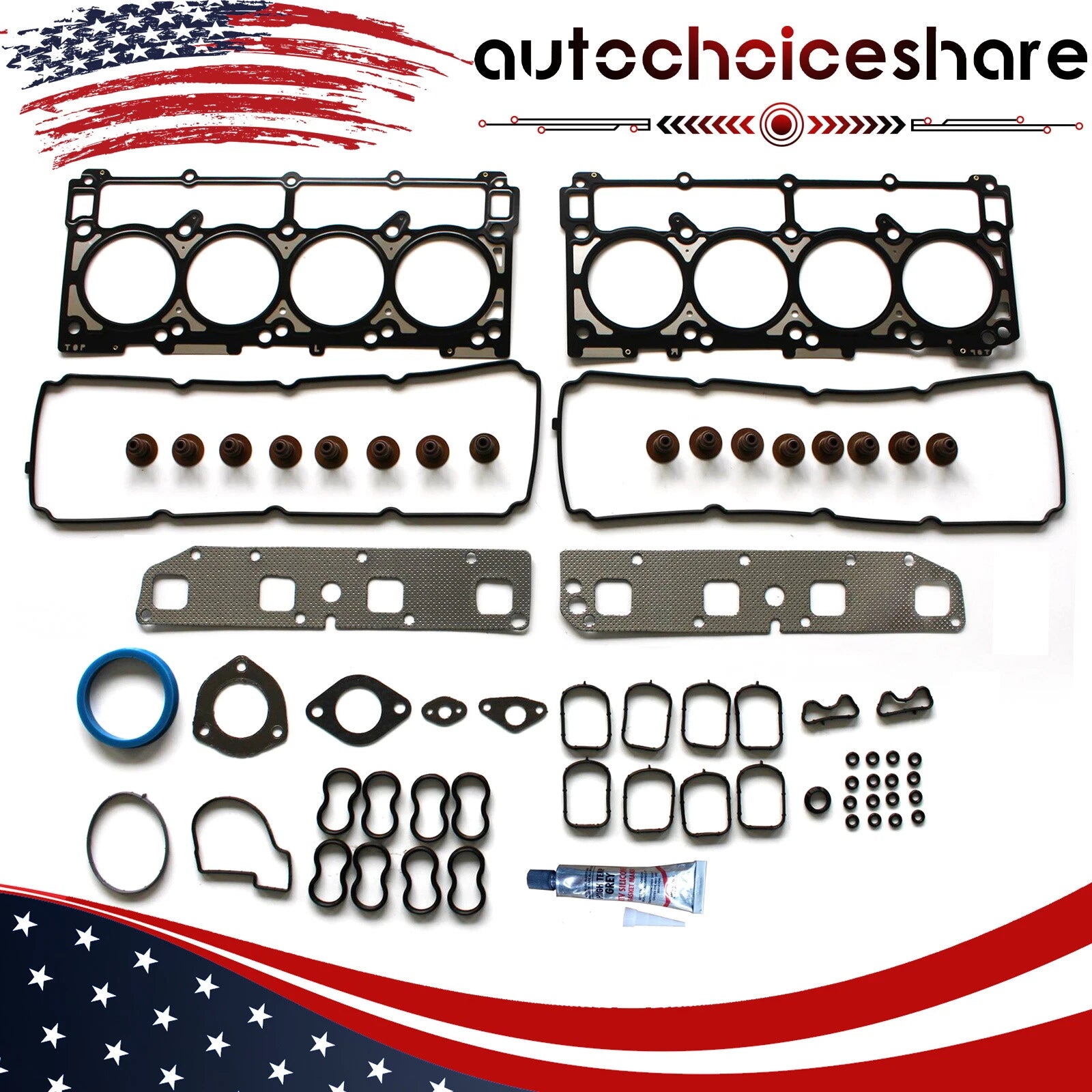 Head Gasket Set for Chrysler 300 Dodge Charger Ram 1500 Jeep Grand Cherokee (5.7L)
