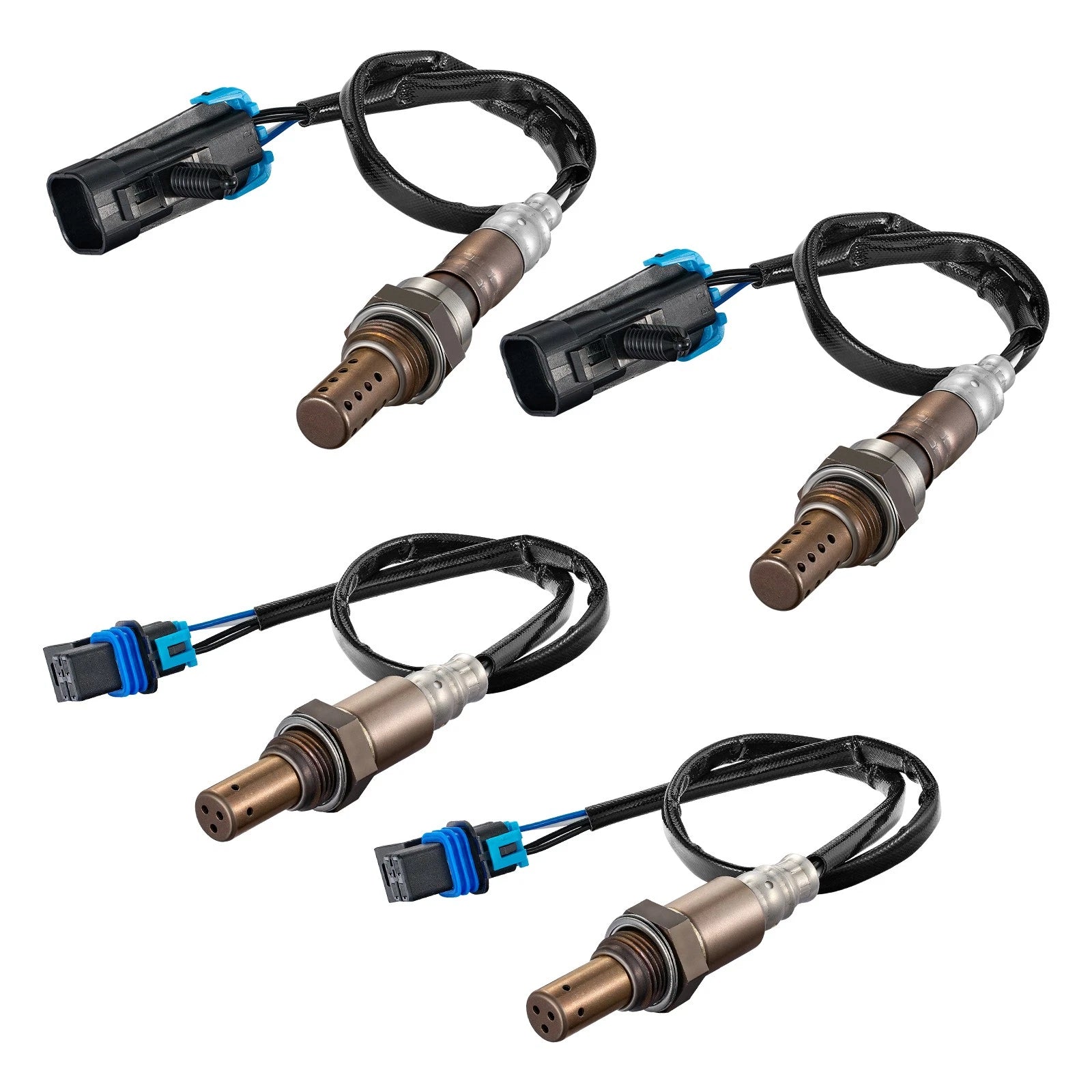 4X Oxygen Sensor Set for GMC Yukon XL 2500 (2007), Hummer H2 (2007)
