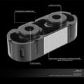 2X Exhaust Tail Pipe Mount Bracket Hanger Insulator for