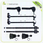 Steering Sway Bars Ball Joints Tie Rods Kit for Chrysler Town & Country (2008–2013)
