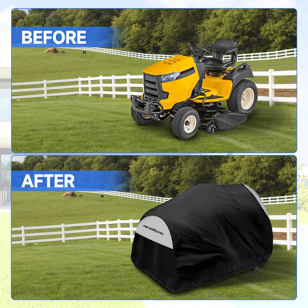 Heavy Duty Waterproof Lawn Mower Tractor Cover 72''