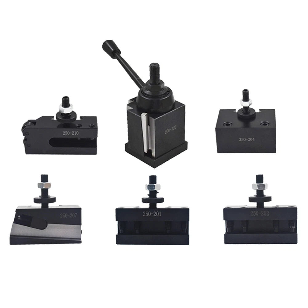 Set of 6 Quick Change Wedge Tool Posts for BXA Series 10" - 15"