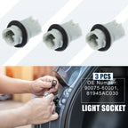 3X Turn Signal Light Bulb Socket Holder 90075-60001 for Toyota Camry (2007–2015)
