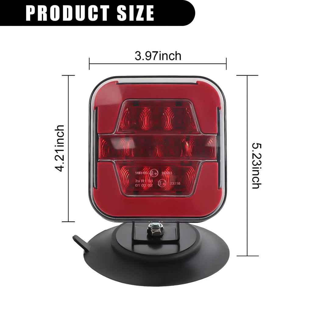 Wireless Trailer Tow Lights for Universal Use (Adjustable Magnetic Base)