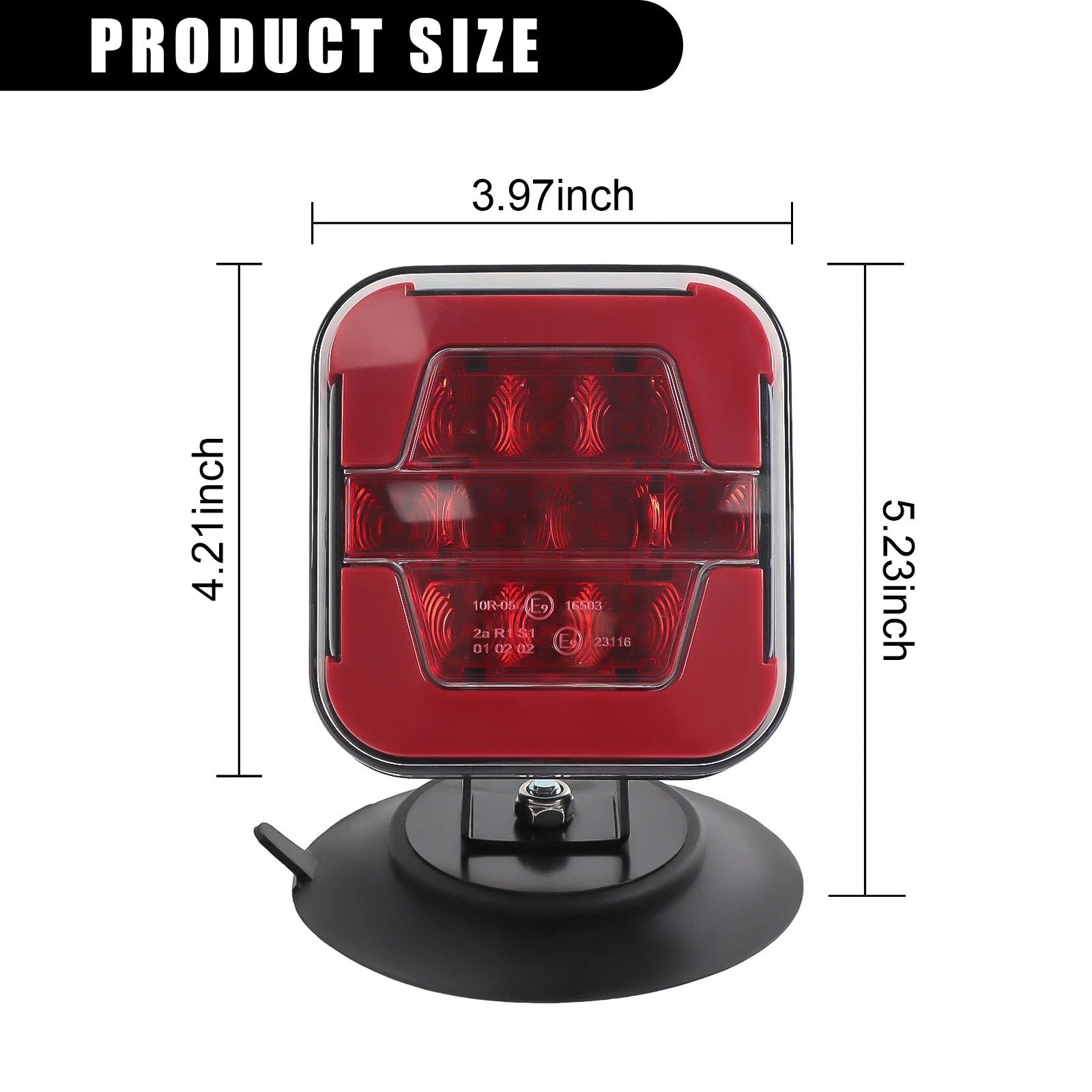 Wireless Trailer Tow Lights for Universal Use (Adjustable Magnetic Base)