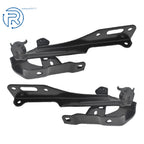 Hood Hinges for Honda Civic (2016-2021) Black Steel