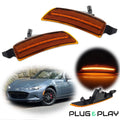 2X OE-Style Amber Front Side Marker Lights for Mazda MX-5 Miata