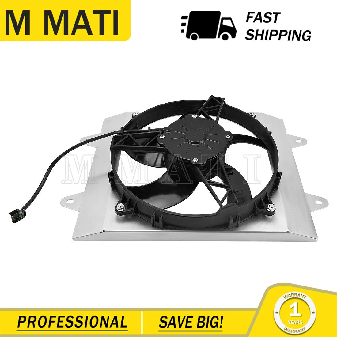 Radiator Cooling Fan & Shroud Kit for Polaris Ranger 800 Crew/XP 800 (2010–2016)